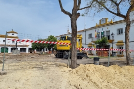Comienzan las obras de reordenación de la Plaza de la Artesanía